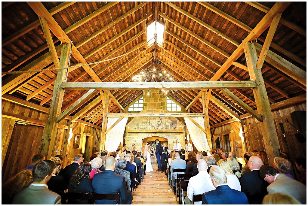 Rustic Barn Wedding Ceremony 
