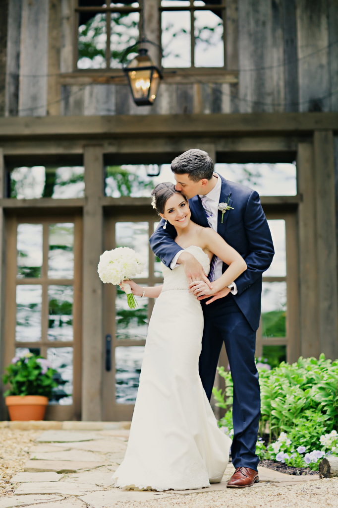 Bride and Groom Barn Wedding 