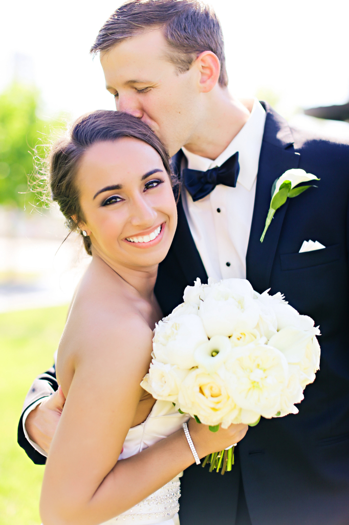 Black and White Wedding White Wedding Bouquet