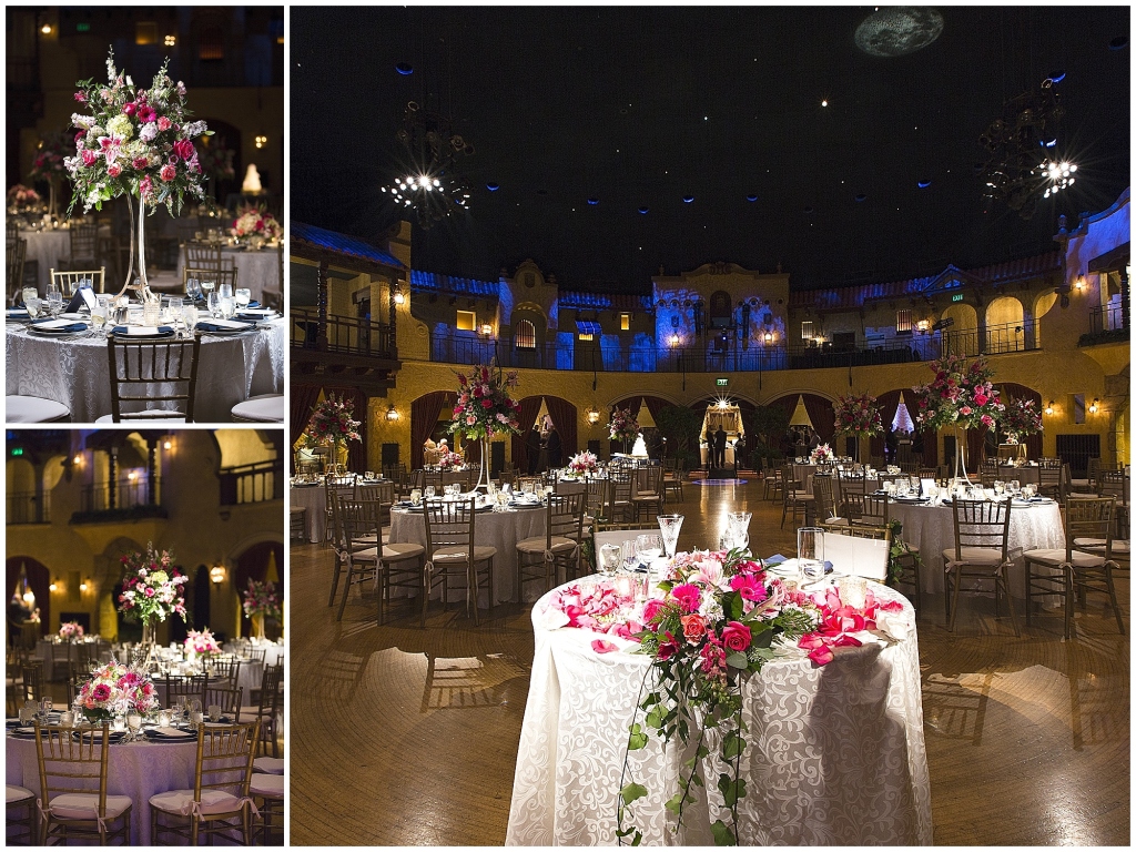 Indiana Roof Ballroom Pale Pink Wedding