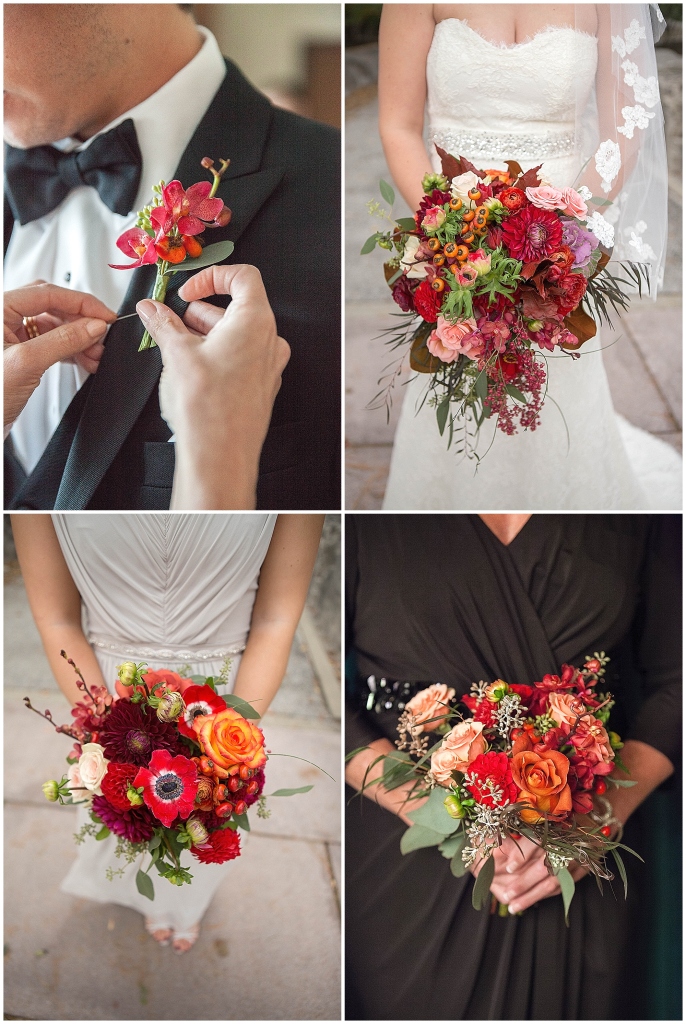 Fall Bridal Party Flowers