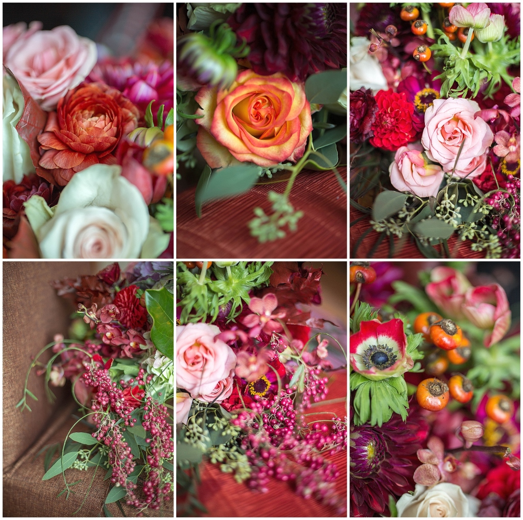 Fall Bridal Bouquet Close Up