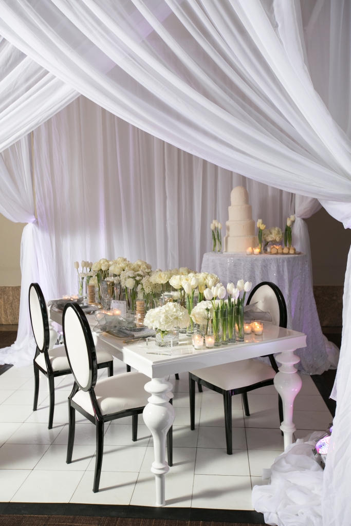 Art of the Table White Wedding Design