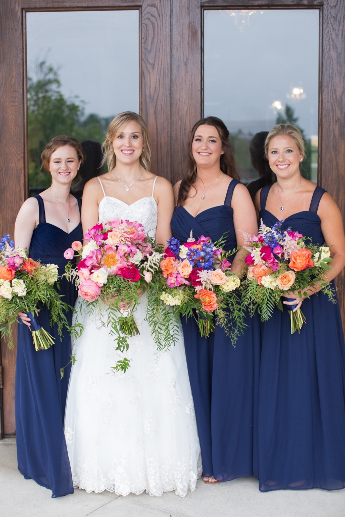 Bridesmaids bouquets Summer Wedding