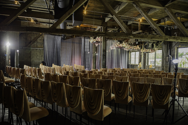 Industrial loft space set for a fabulous Ft Wayne wedding ceremony