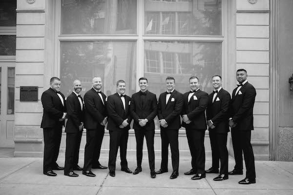 Groom with his groomsmen