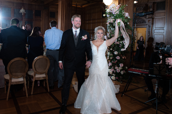 Bride and groom's gran entrance