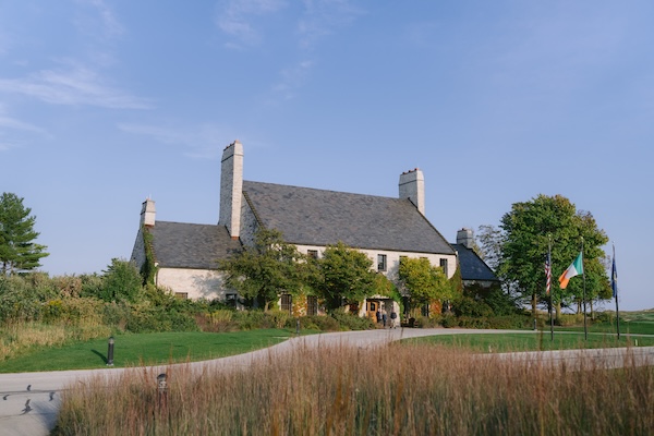 Irish Barn at Whistling Straits was perfect for a Wisconsin destination wedding.