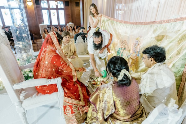 Indianapolis South Asian wedding ceremony.