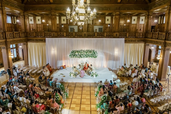 Indianapolis South Asian wedding ceremony.