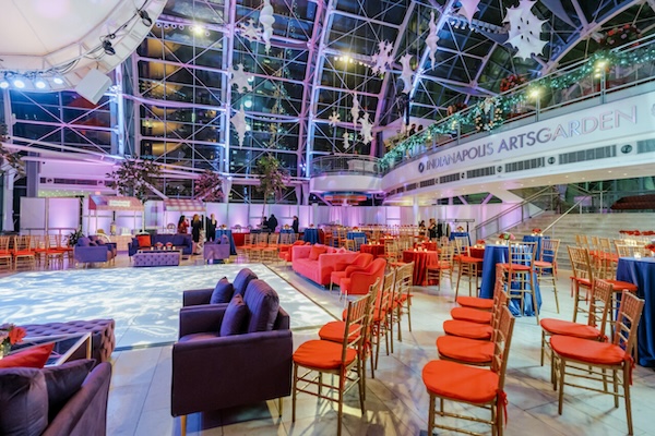 A Sangeet at the Indianapolis Artsgarden.