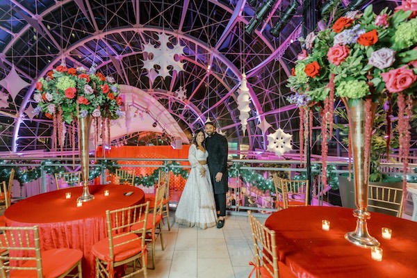 A Sangeet at the Indianapolis Artsgarden.