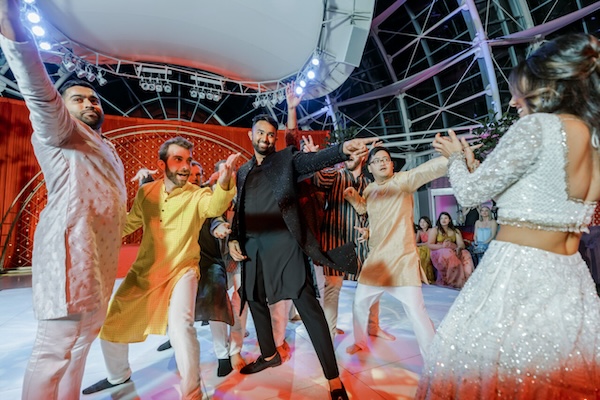 A Sangeet at the Indianapolis Artsgarden.