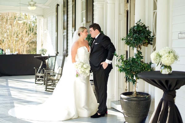 Wedding portraits at The Governor Thomas Bennett House in Charleston, South Carolina.