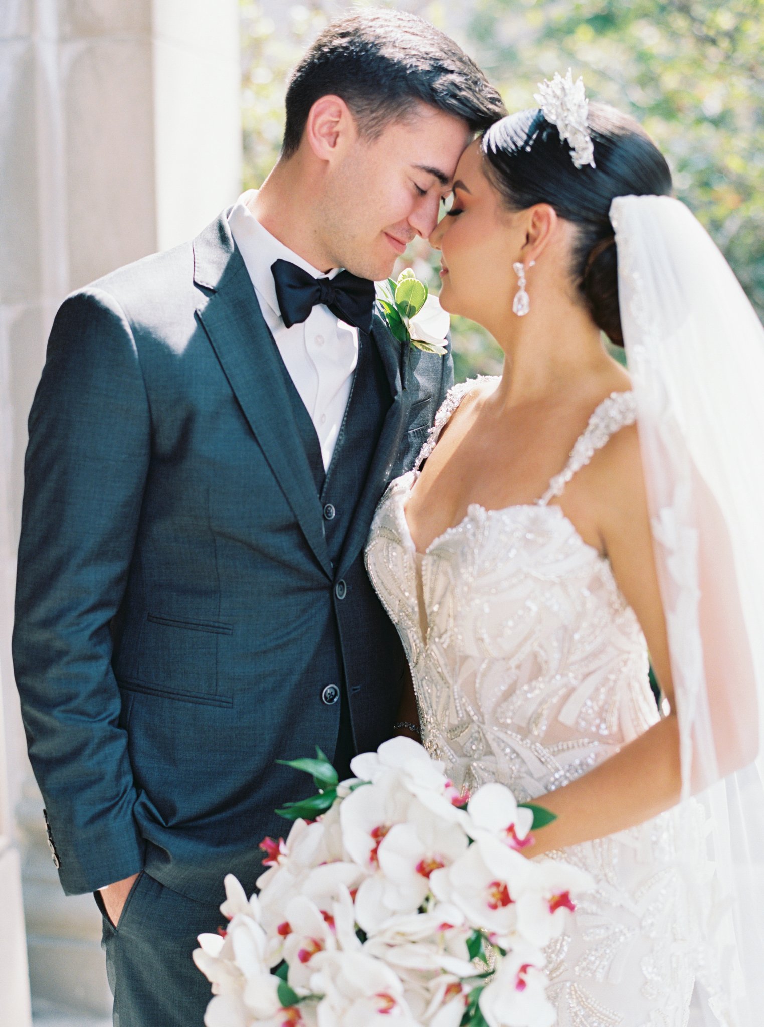 bride and groom portraits