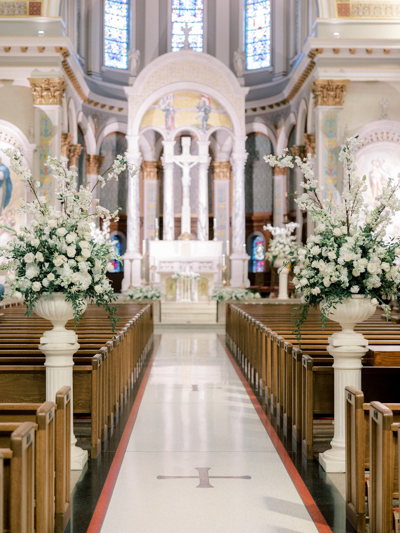 Catholic Church wedding in Newfields