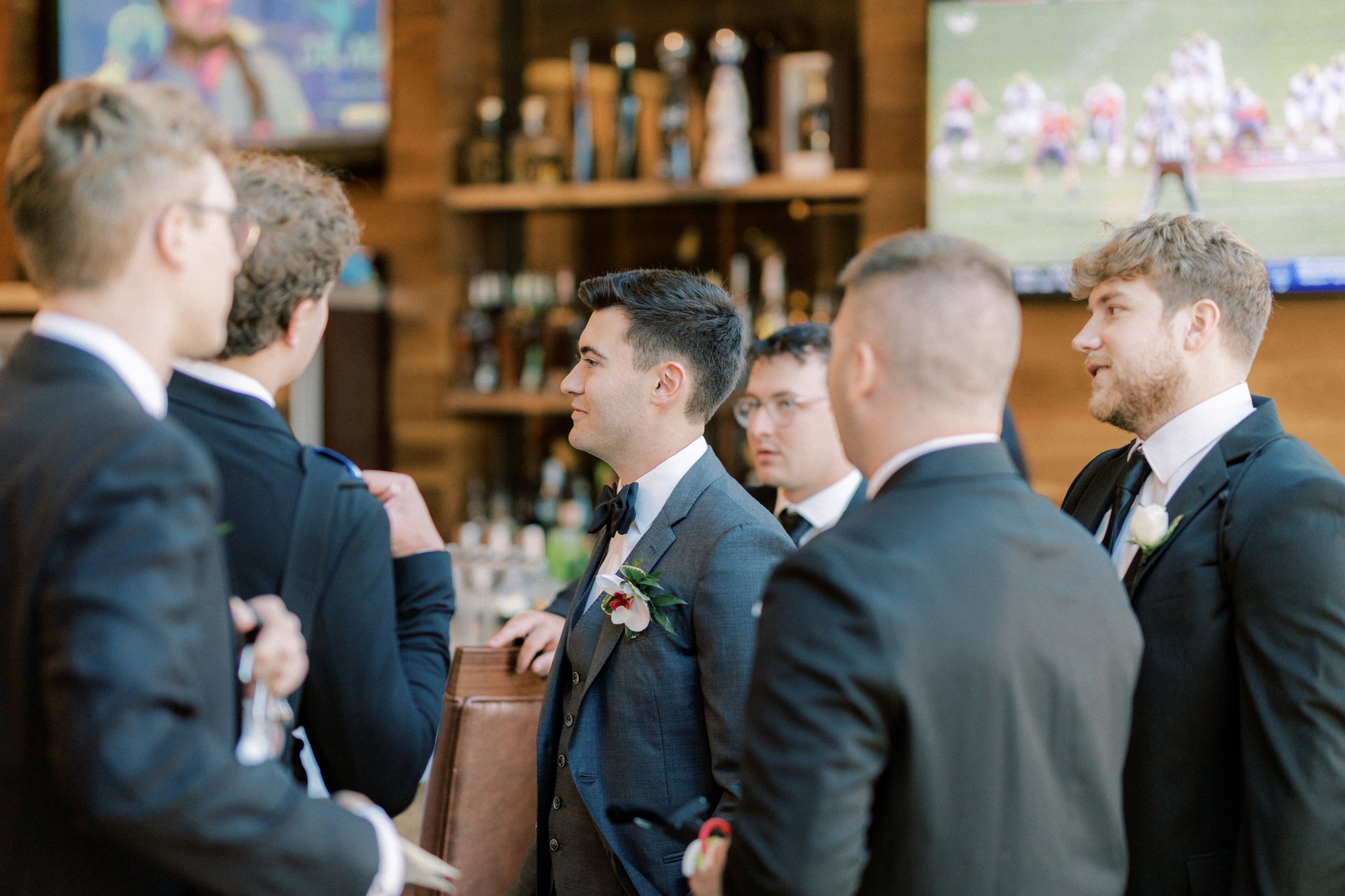 groom with his groomsman