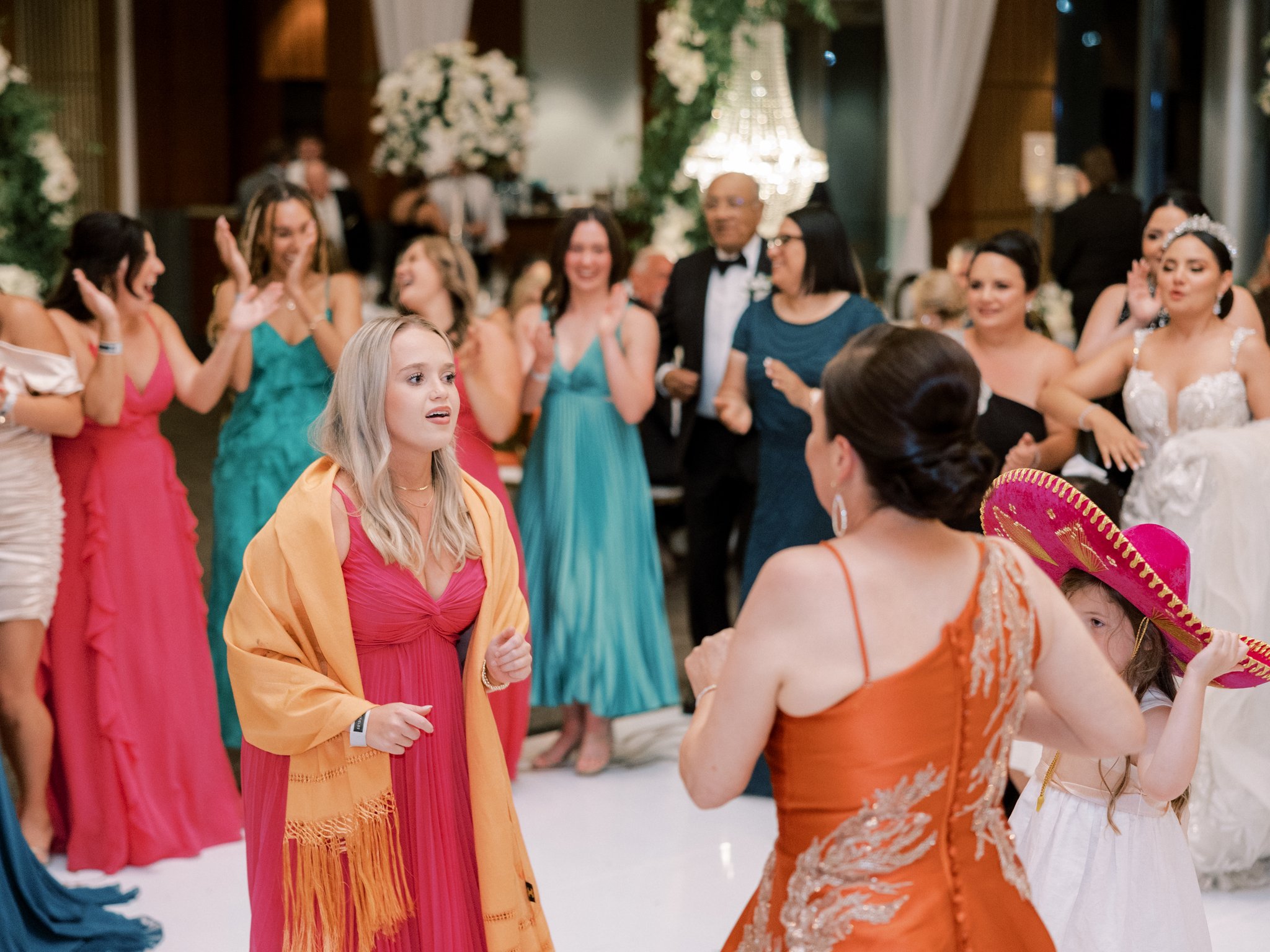 dance floor at Indianapolis wedding