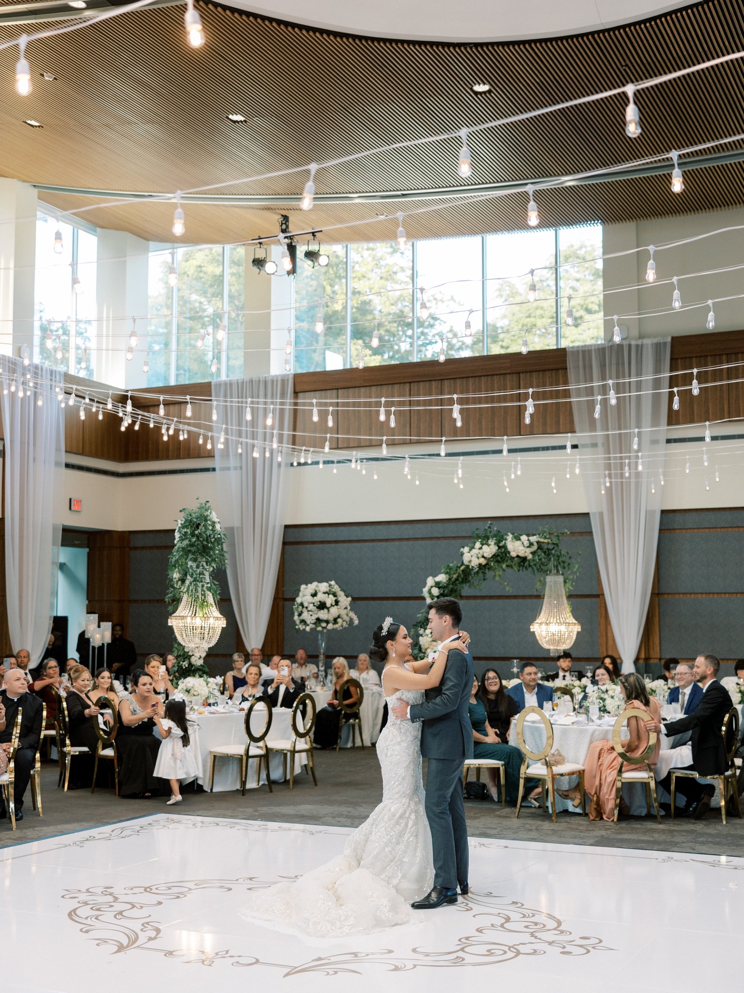  first dance at wedding reception