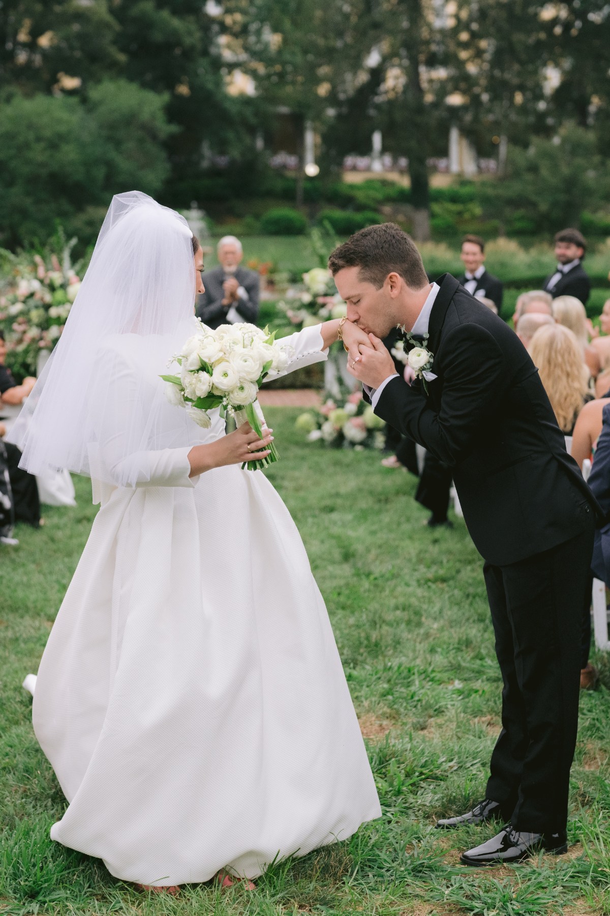 wedding ceremony at wedding West Baden Springs Resort