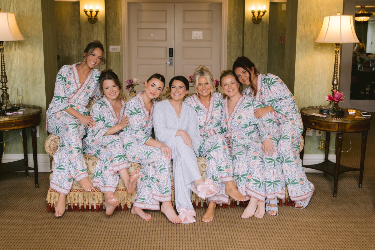 getting ready photos with bride and bridesmaid for wedding West Baden Springs Resort