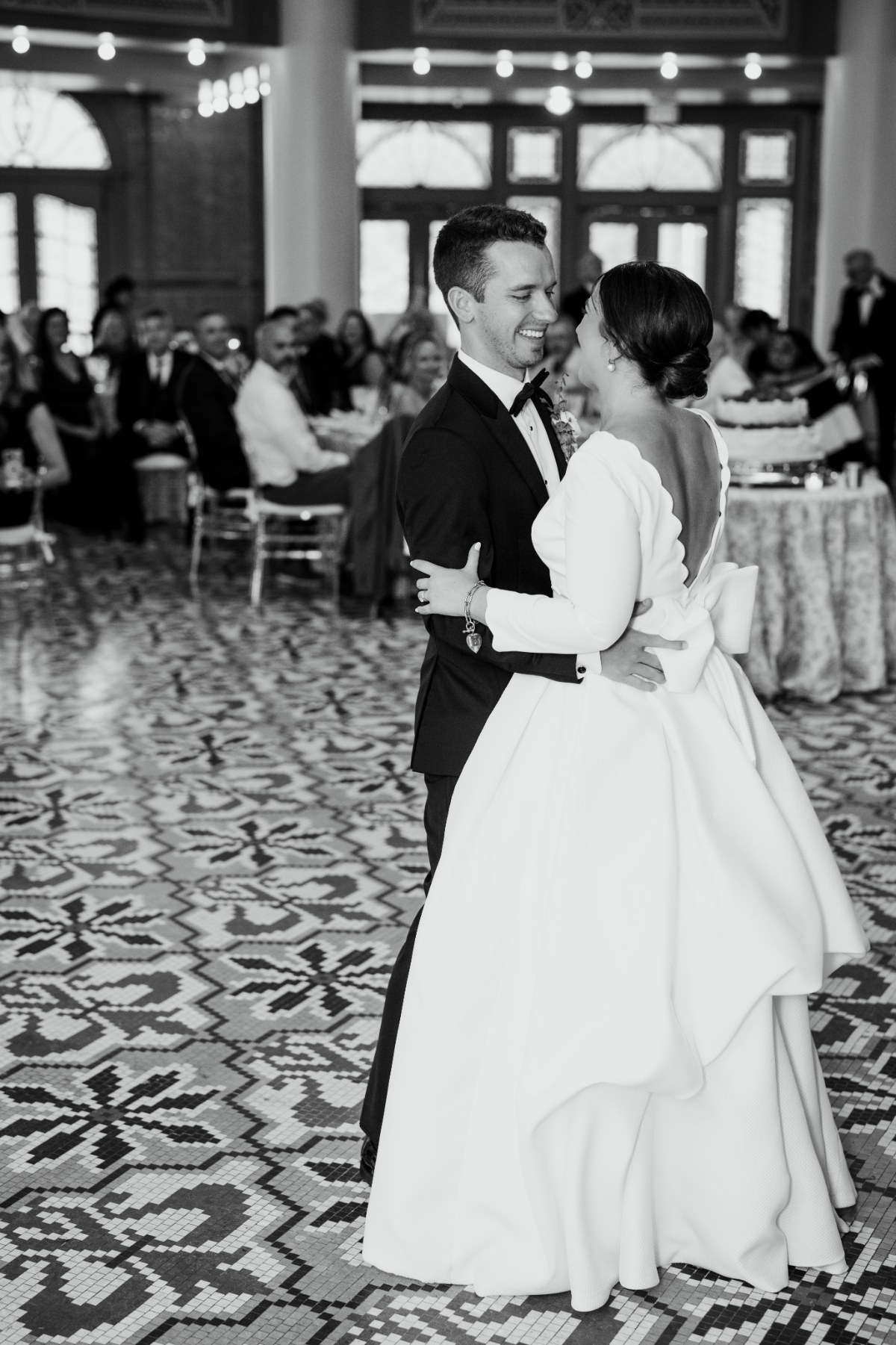 wedding reception at wedding West Baden Springs Resort