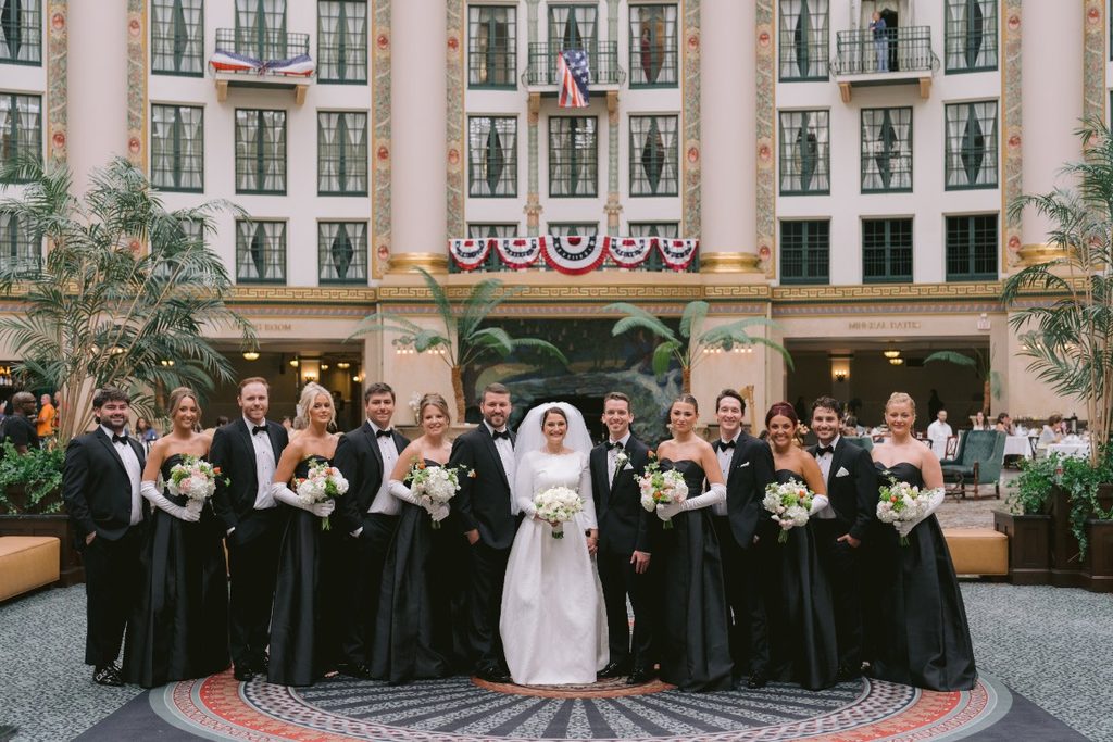 wedding portraits for wedding West Baden Springs Resort