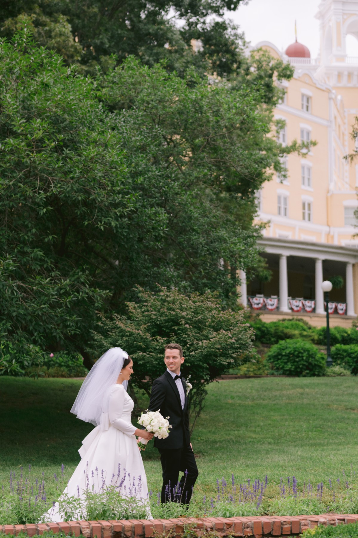 wedding portraits for wedding West Baden Springs Resort